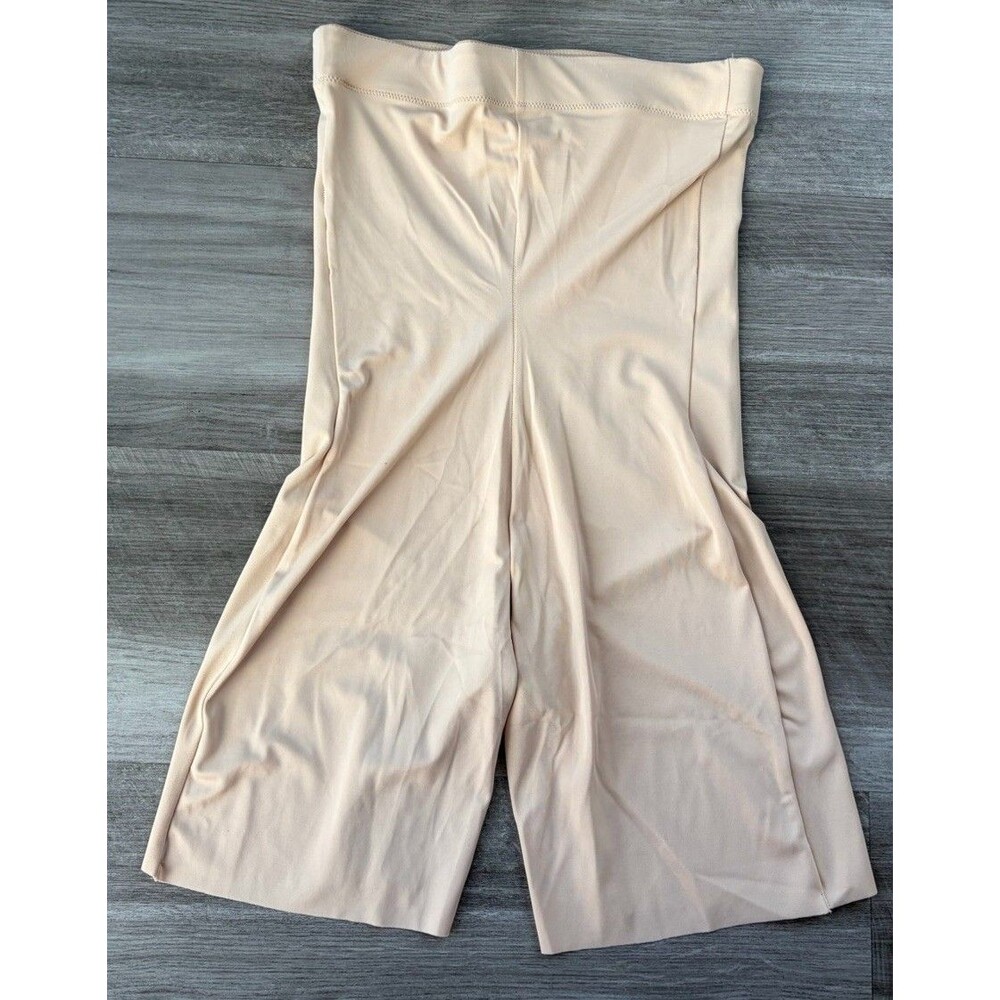New Assets by SPANX Shaping High-Waisted Mid-Thigh Short Beige Nude Shapewear L - Picture 5 of 5